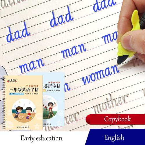 English Copybook For Calligraphy Books For Kids Word Childrens Book Handwriting Children writing Learning English Practice Book