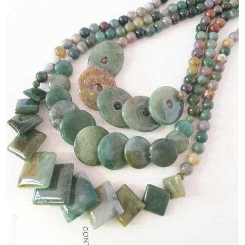 Natural Aquatic Carnelian Beaded Necklace 18in for Lady Summer Jewelry Many Desings TNL296