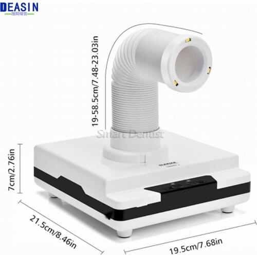 60W Dust Collector Extractor Dental Vacuum Cleaner Dental Lab Equipment Dust Suction Machine for Polishing dentistry equipments