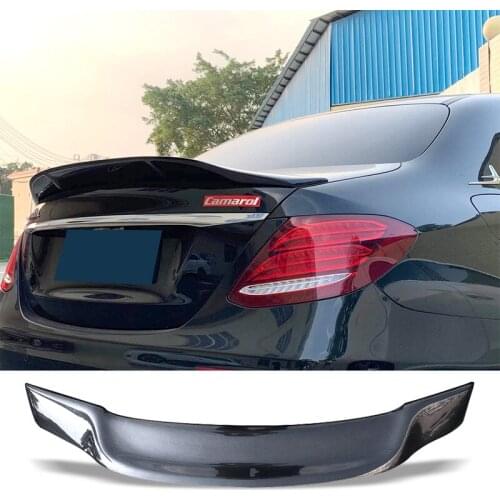 Car Trunk Spoiler Carbon Fiber Auto Rear Trunk Wing Type R Refit Accessories Spoiler For Benz E Class W213 E200 E300 E320 16-19