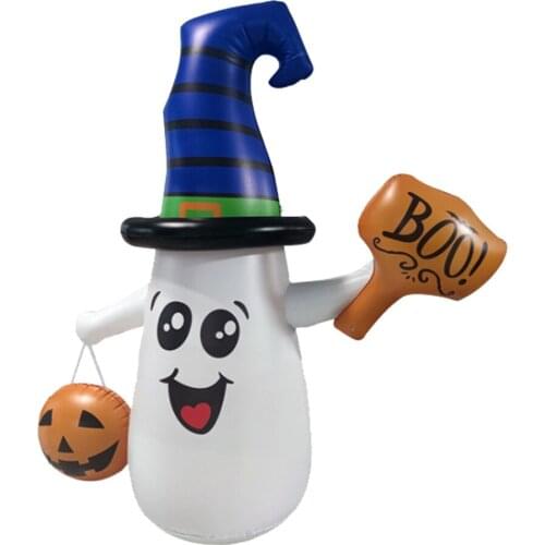 Outdoor Luminous Toys Snowman Tumbler For Holiday/party/yard/garden PVC Remote Control + Colorful Lights Halloween Inflatable