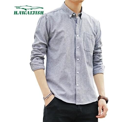 2021 spring and autumn mens plus velvet shirt Korean style slim trend shirt mens solid color shirt business mens clothing