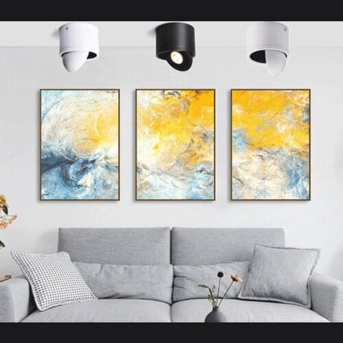 COB LED Recessed Downlights Dimmable 5W 7W 9W 15W Surface Mounted LED Ceiling Lamps Spot Light 360 Degree Rotation LED Downlight