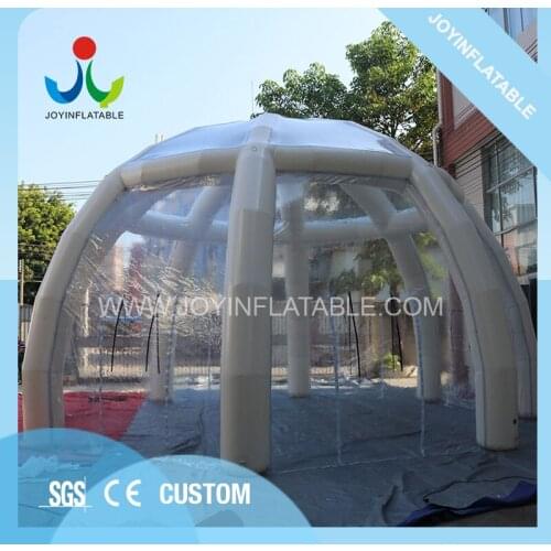 10m in Dia 0.8mm PVC Inflatable Transparent Spider Air Tight Tent Dome Tents for Events