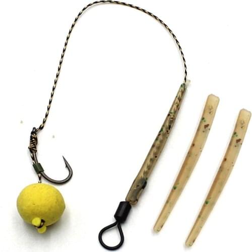 20PCS Carp Fishing Accessories Anti Tangle Sleeve Helicopter Carp Rigs Swivel Connector Clip For Carp Fishing Line Aligner