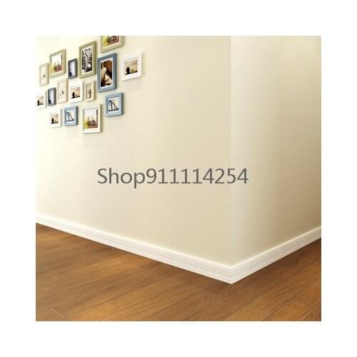 230cmx8cm Thicken Waist Line Border Baseboard Foam CottonWall Sticker TV Background Wall Frame Ceiling Edge Strip Wall Sticker
