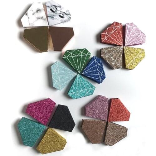 3D New Lash Packaging Wholesale Empty Lashes Packaging Boxes 25MM Mink Lashes Case eyelash packaging Diamond flash makeup