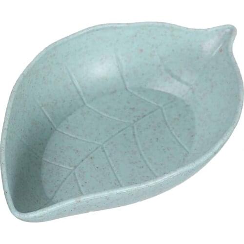 4pcs Practical Household Sauce Dishes Heart Shape Sauce Dipping Bowls Wheat Soy Dishes Mini Plate Condiment Dish For Paste Jam