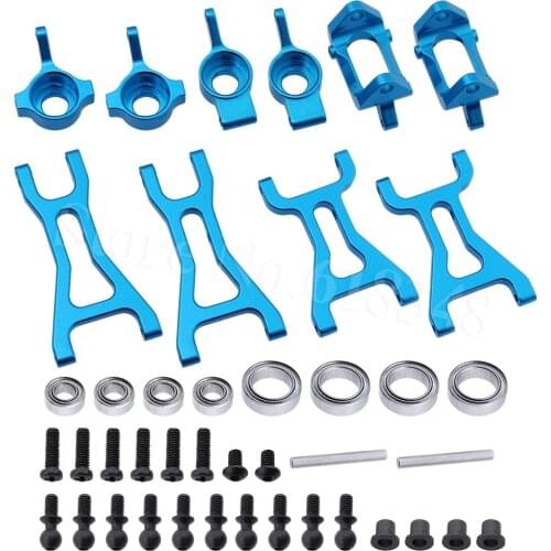 Aluminum Steering Knuckle Hub Base C Carrier Lower Suspension Arm For Wltoys A959 Vortex 1/18 RC Car Off Road Buggy Upgrade Part