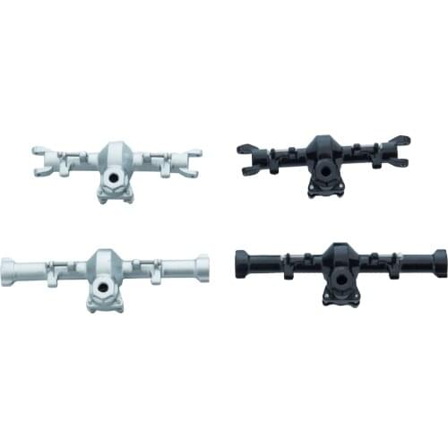 Aluminum Alloy Front and Rear Axle Housing Set for Axial SCX24 90081 1/24 RC Crawler Car Upgrades Parts Accessories