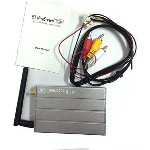 Aluminum Alloy Shell Car Multimedia Display Dongle 1080P WIFI Mirror Box Airplay Miracast GPS DLNA For Android