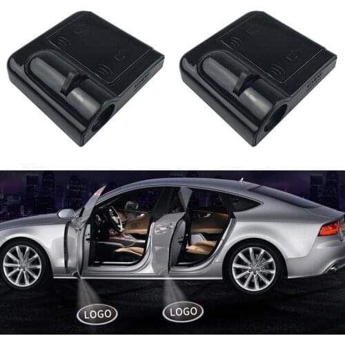 1PC Wireless Car Door Light Ghost Shadow LED Welcome Lights Laser Projector Car Logo Decorative Lamp Car Accessories for to-yota
