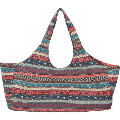 Large Canvas Yoga Mat Bag for Women Men Gymtas Travel Sports Gym Durable Yoga Accessories Yoga Mat Bag Gift For Women