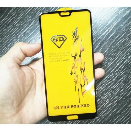 Bonaier Premuim Full Curved Tempered Glass For Huawei P20 Pro Screen Protector Film For Huawei P20 Pro P20 Lite Glass+Gift