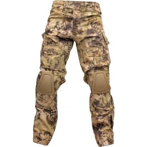 CQC Gen2 Tactical Pants Cargo Men Military Army Hunting Airsoft Paintball Camouflage BDU Combat Pants With Knee Pads HLD