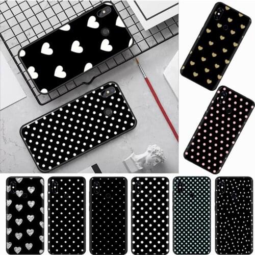Polka dot love high quality shell Phone Case For Xiaomi Redmi note 7 8 9 t k30 max3 9 s 10 pro lite