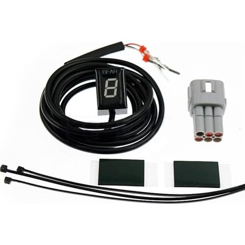 Motorcycle LCD Electronics 6 Speed 1-6 Level Gear Indicator Digital Gear Meter For Suzuki Intruder M1800R C1800R M1500 M 1500
