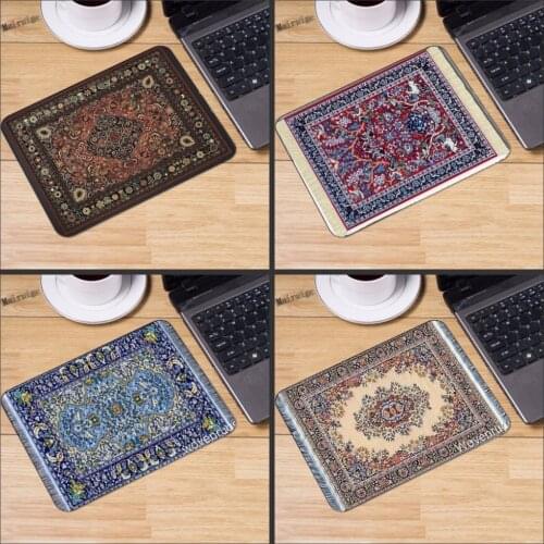 Mairuige Persian Carpet Customized Rectangle Non-Slip Rubber 3D printing gaming Durable notebook mouse pad size 180mmx220mmx2mm