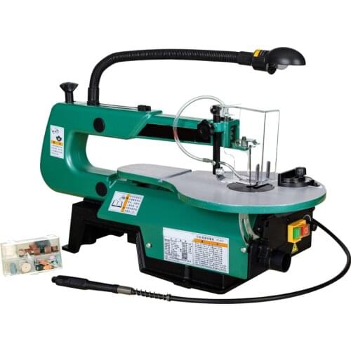 Stepless speed adjustable wire saw machine, engraving and polishing, multi-purpose machine, garland jig saw, pure copper motor