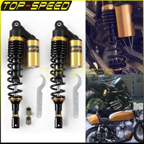 400mm 14.5 Inch Motorcycle Shock Absorbers Suspension Clevis Motorcycle For Honda Suzuki Yamaha ATV Dirt Bike Scooter Quad