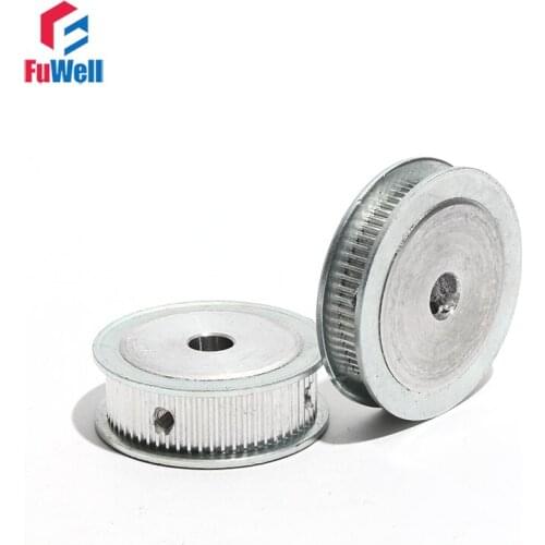 S2M-40T Timing Belt Pulley 40Teeth 7mm/11mm Belt Width Transmission Pulley Aluminum Alloy Synchronous Toothed Pulley