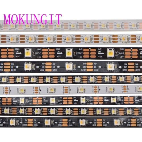 1M/5M SK6812 (similar with WS2812B) RGBW 4 in 1 Chip 30 60 144leds/Pixels/m 5050 SMD Addressable LED Strip IP30 IP65 IP67 DC5V