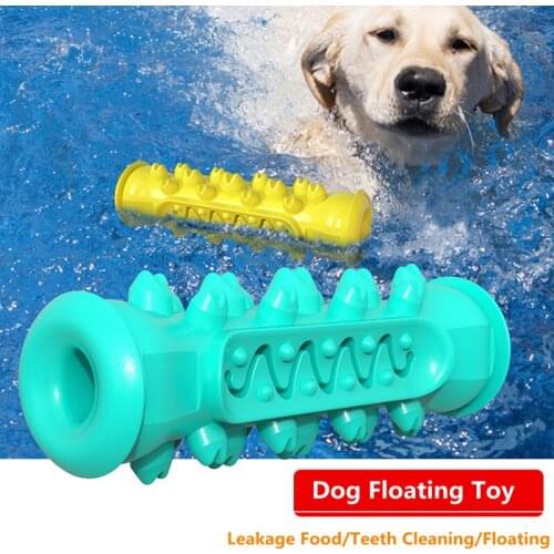 FDA New Pet Dog Chew Toys Squeaky Molar Sticker Toothbrush Cleaning Brush Food Leakage For Puppy Tooth Cleaner Pets Suppliers