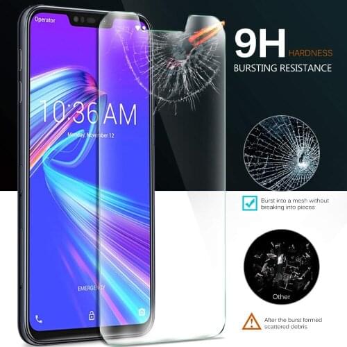 Tempered Glass for ASUS Zenfone Max M2 ZB633KL Protective Glas Screen Protector for Asus ZenFone Max Pro M2 ZB631KL