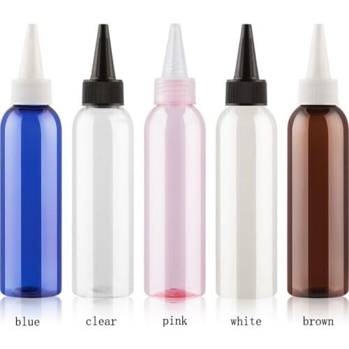 150ml Empty Plastic Cosmetic Container Pointed Mouth Cap Shampoo Washing Package Bottles 150g Liquid Soap Lotion Bottle Perfume