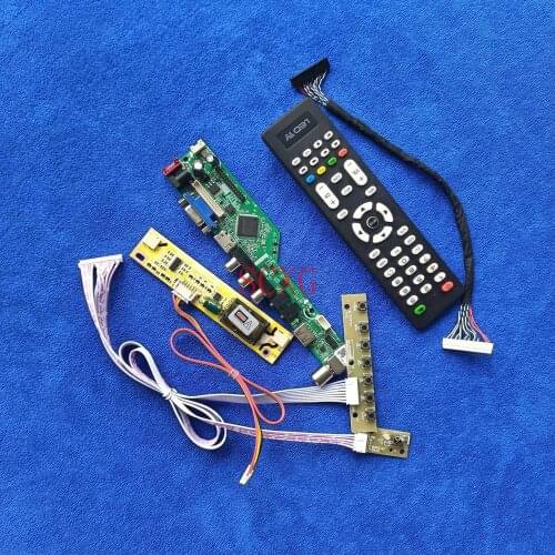 2-CCFL For LTM190ET01/HSD190MEN4 Kit LCD monitor controller board HDMI-compatible USB AV VGA 1280*1024 Analog Signal LVDS 30 Pin