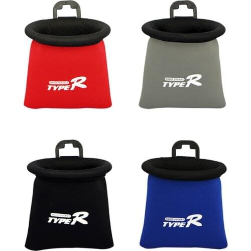 Car Interior Accessories Air Outlet Storage Bag Multi-Use Storage Bag Auto Net Pockets Grocerys Car Trash Can Accessories