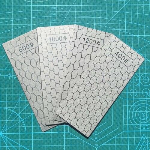 Diamond Sharpening Stone Knife sharpener 150*65*2.5mm Ultra-thin Honeycomb Surface Kitchen Grinding Tool Knife Whetstone