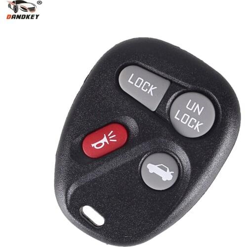 DANDKEY 4 Button Replacement Keyless Remote FOB Case For GMC BUICK CADILLA CHEVROLET OLDSMOBILE PONTIAC New Key Shell