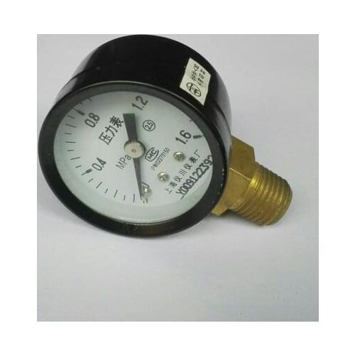 Pressure Gauge Y-40 0-1.6mpa Thread Pt1/4 Diameter 40mm