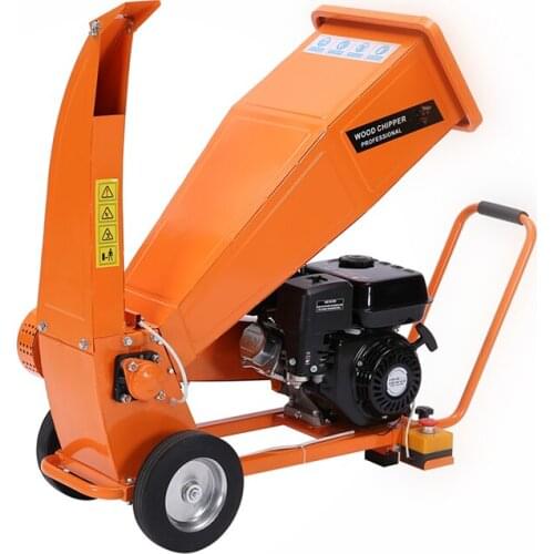 Wood Chipper Shredder with 4-Stroke Gasoline Engine Garden Chipping Machine