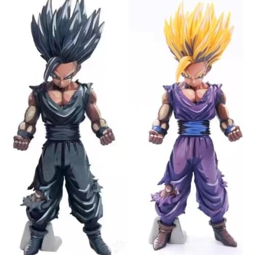 Dragon Ball Z Son Gohan Manga Color PVC Action Figures Toy 230mm Dragon Ball Super Gohan Super Saiyan Figurine Toys