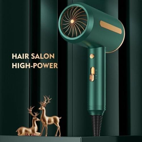 Professional Hair Dryer Hammer Hairdryer Blow Negative Ion Blue light Mini Blower Dry Strong Wind 2000W 220V Electric Dryer Hair