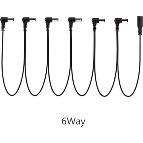 9V 2A Daisy Chain Leads Cable for Electric Guitar Effects Pedal 3/4/5/6/8 Ways