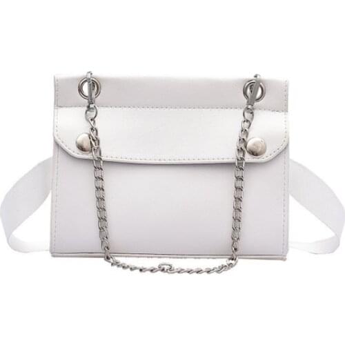 Three Purpose Solid Color Chain Womens Bag Fashion Messenger Bag Ladies Shoulder Small Bag Designer Handbags