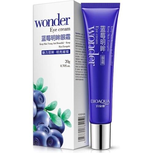 BIOAQUA Wonder Blueberry Lighting Eyes Gel Anti Wrinkle Eye Cream Anti-Puffiness Dark Circle Anti-Aging Moisturizing Eye Care