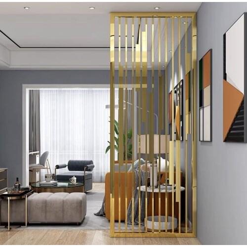 Stainless Steel Screen Partition Home Entrance Door To Block The Living Room Decoration Entrance