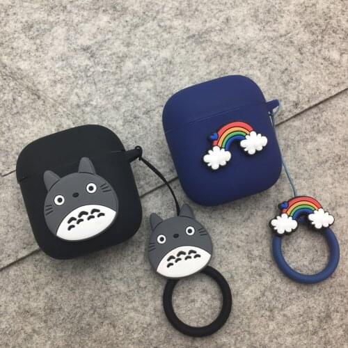 Cute Silicone Earphone Case For Realme Buds Air Portable Bluetooth Headset Protection Case Waterproof for Realme Buds Air