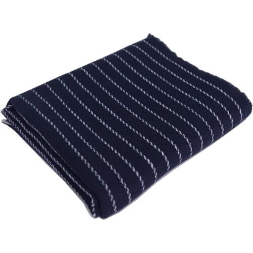 Specials wool blends fashion blue white striped mens scarfs shawl pashmina thick for winter 65x210cm