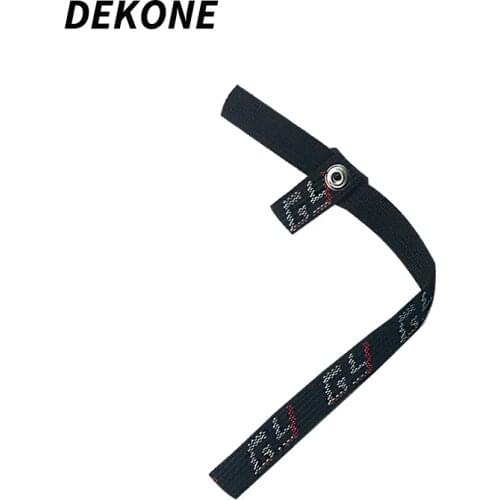 Ice Roller Hockey Helmet Replacement Chin Strap with Single Snap Black Color For Reebok Helmet Hockey Gear Accessories