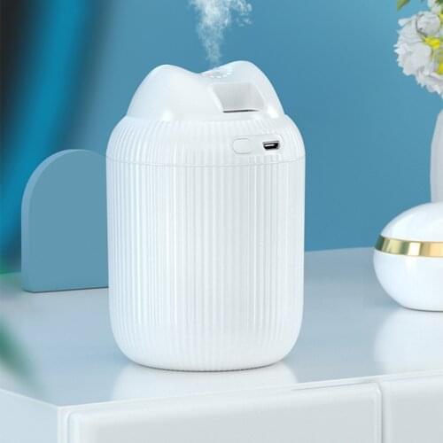 220ml Mist Humidifier 2W Mini Humidifier Adjustable Portable Air Diffuser USB-Powered Car Air Humidifier With Night Light