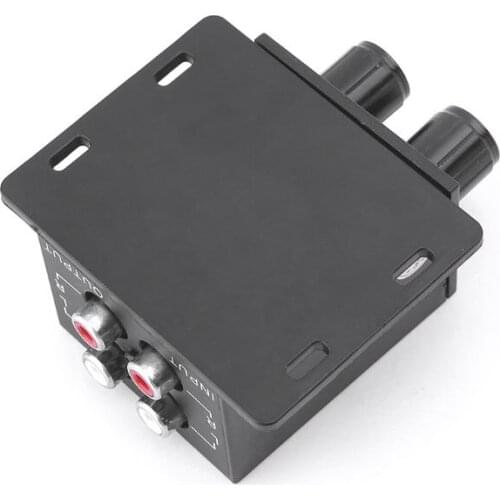 X7AE Car Regulator Amplifier Bass Subwoofer Stereo Equalizer Controller 4 RCA