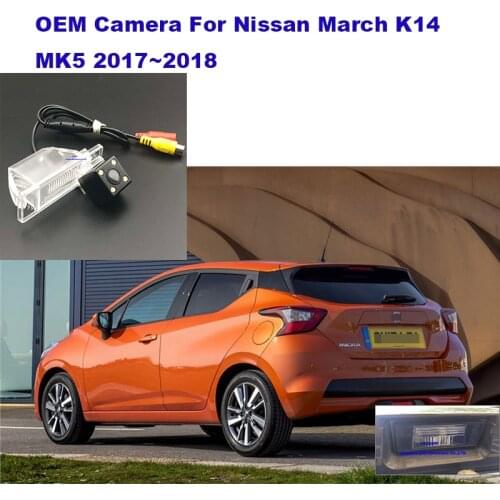 Yessun HD CCD Night Vision Car Rear View Reverse Backup Camera Waterproof For Nissan March K14 MK5 2017~2018