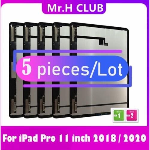 5 Pcs/Lot LCD For iPad Pro 11 pro11 2018 A1934 A1980 A1979 A2103 2020 A2068 A2228 A2230 A2231 Touch Screen LCD Display Assembly
