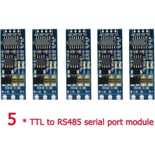 5pcs TTL turn RS485 module 485 to serial UART level mutual conversion hardware automatic flow control