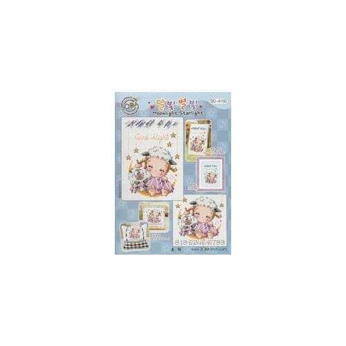6-Little Pirate Counted Cross Stitch Kit Cross stitch RS cotton with cross stitch SODA 4150